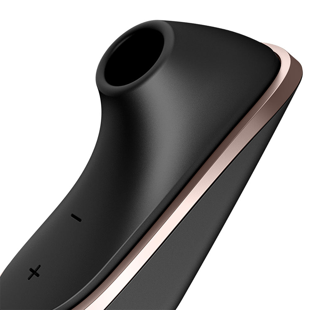 Satisfyer Traveler - Black - Black USB Rechargeable Air Pulse Clitoral Stimulator