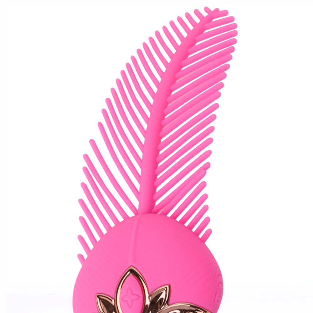 Maia RAYNE - Pink - Pink USB Rechargeable Feather-Like Vibrating Stimulator