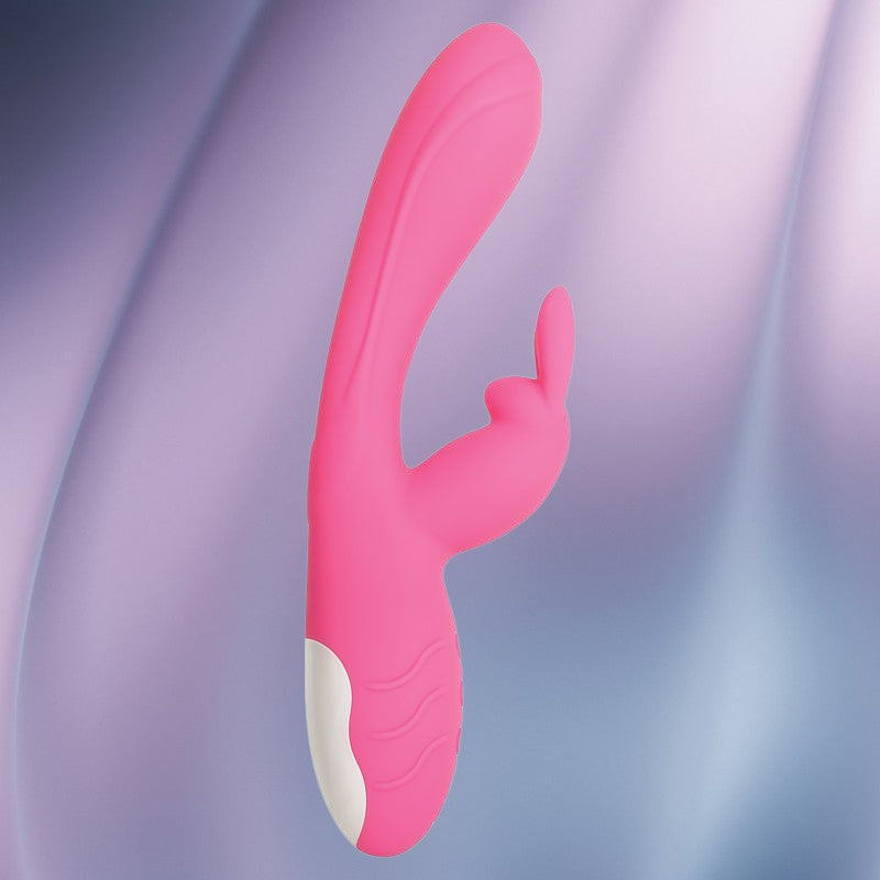 Evolved Bunny Kisses - Pink 20 cm USB Rechargeable Rabbit Vibrator