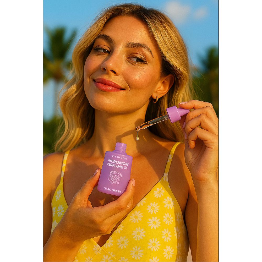 Eye Of Love Love In Bloom Lilac Dream Pheromone Perfume Oil - 20ml - Vanilla Scented Pheromone Perfume Oil for Women to attract Men - 20 ml Dropper