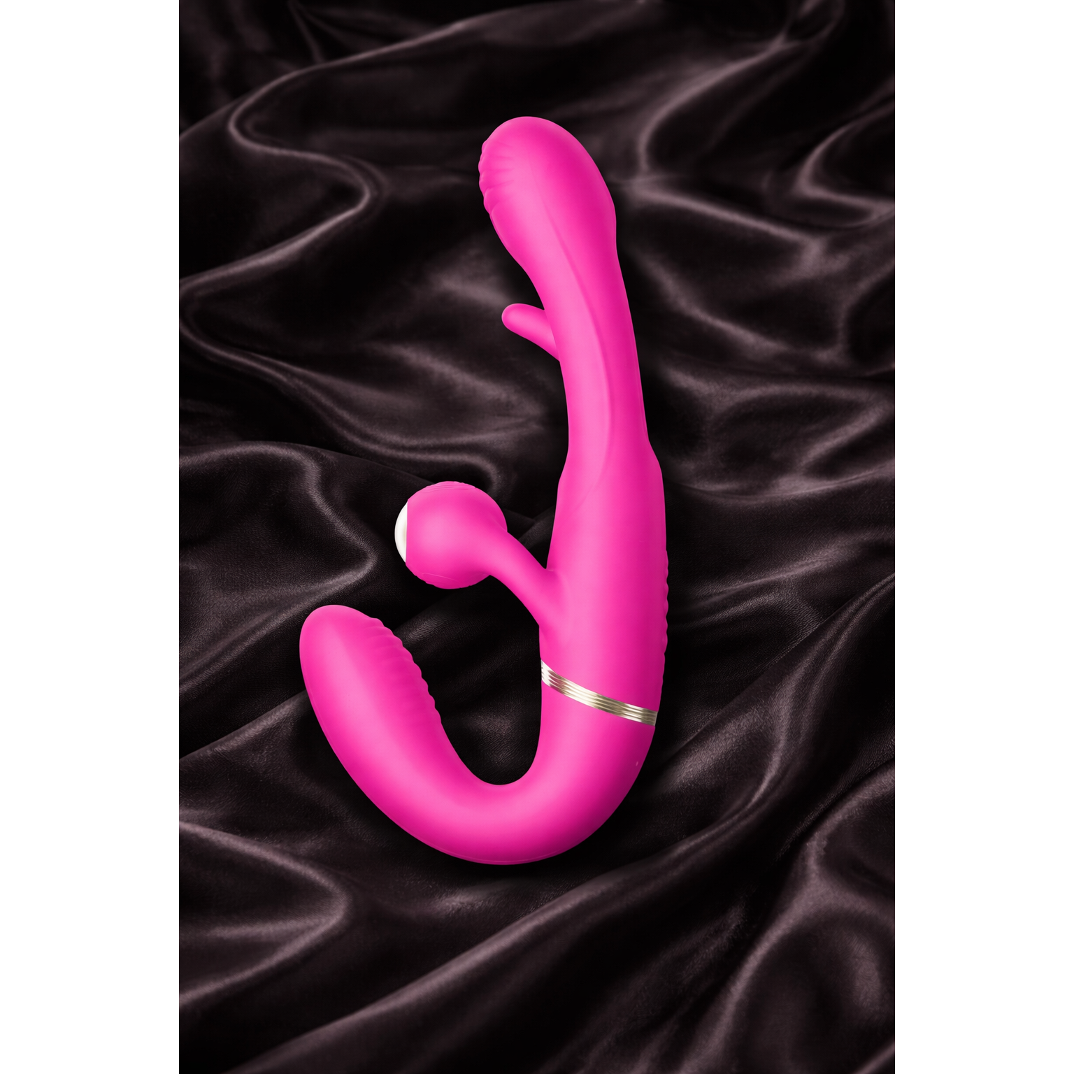 Adam & Eve ORGAZ-OHH-MATIC - Pink 23.5 cm USB Rechargeable Strapless Strap-On with Remote