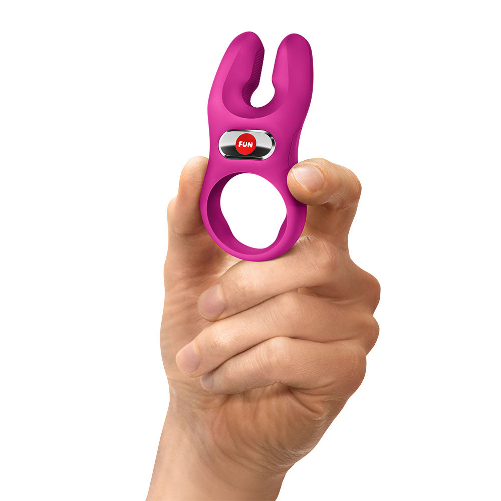 Fun Factory NOS PRO Magenta - Magenta USB-C Rechargeable Vibrating Cock Ring
