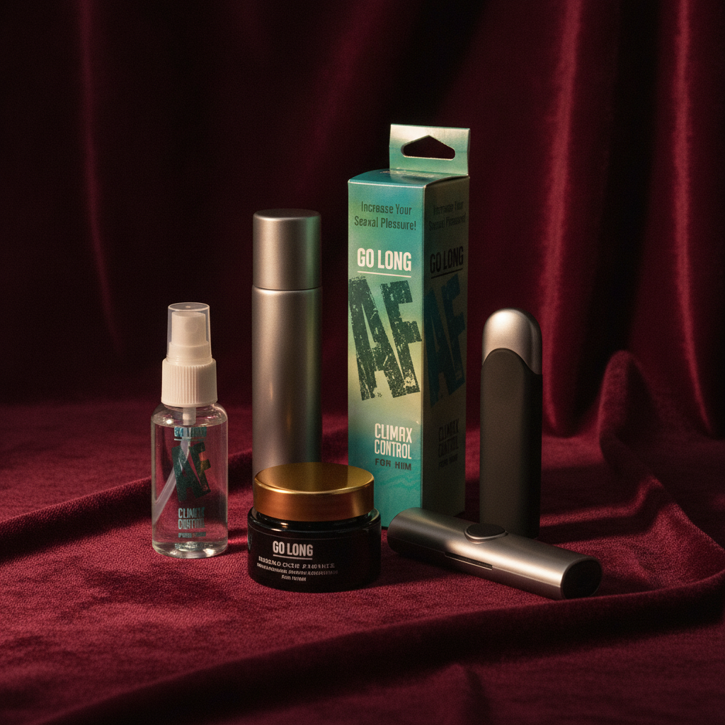 Go Long AF - Male Prolong Spray - 29 ml (1oz) Bottle | Delay Spray for Men: Control Orgasms & Enhance Pleasure