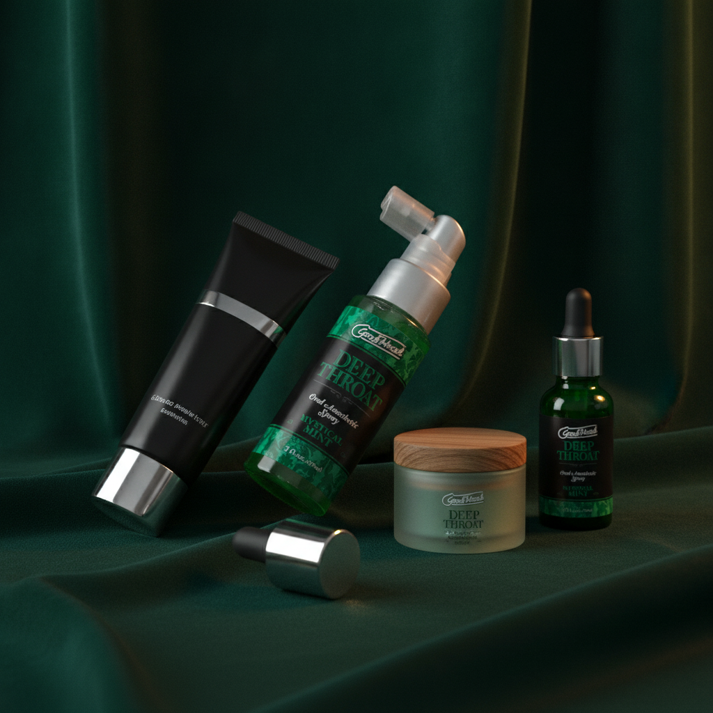 GoodHead Deep Throat Spray - Mystical Mint - Mystical Mint Flavoured Deep Throat Spray - 59 ml Bottle | Enhance Oral Pleasure with GoodHead Deep Throat Spray
