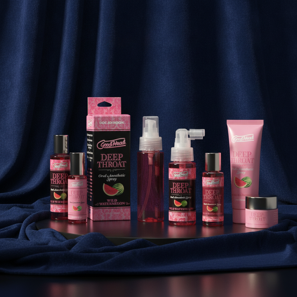 GoodHead Deep Throat Spray - Wild Watermelon - Wild Watermelon Flavoured Deep Throat Spray - 59 ml Bottle | Deep Throat Spray: Numb Gag Reflex & Enhance Oral Pleasure