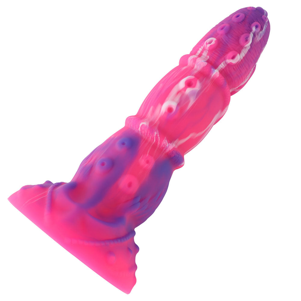 HiSmith Fantasy Tentacle Dildo with Kliclok - Pink 21.8 cm Fantasy Dildo with Kliclok Machine Attachment