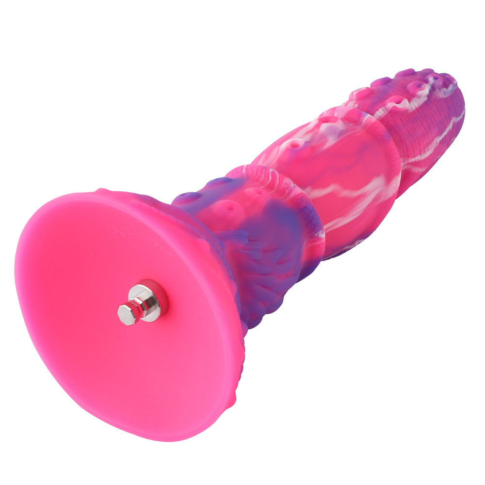 HiSmith Fantasy Tentacle Dildo with Kliclok - Pink 21.8 cm Fantasy Dildo with Kliclok Machine Attachment