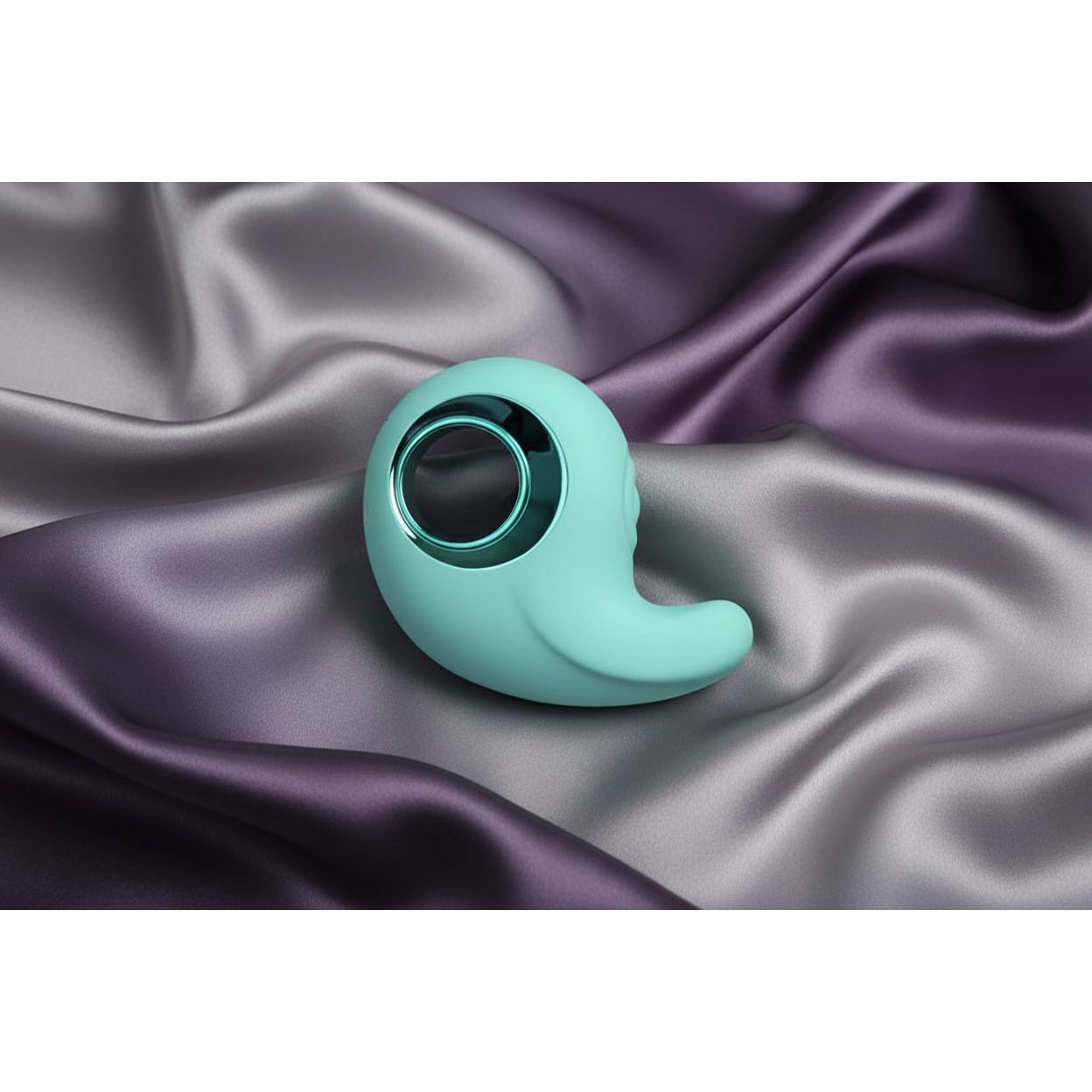 Adam & Eve CURVY CUTIE PLEASURE COMBO - Teal USB Rechargeable Tapping Stimulator