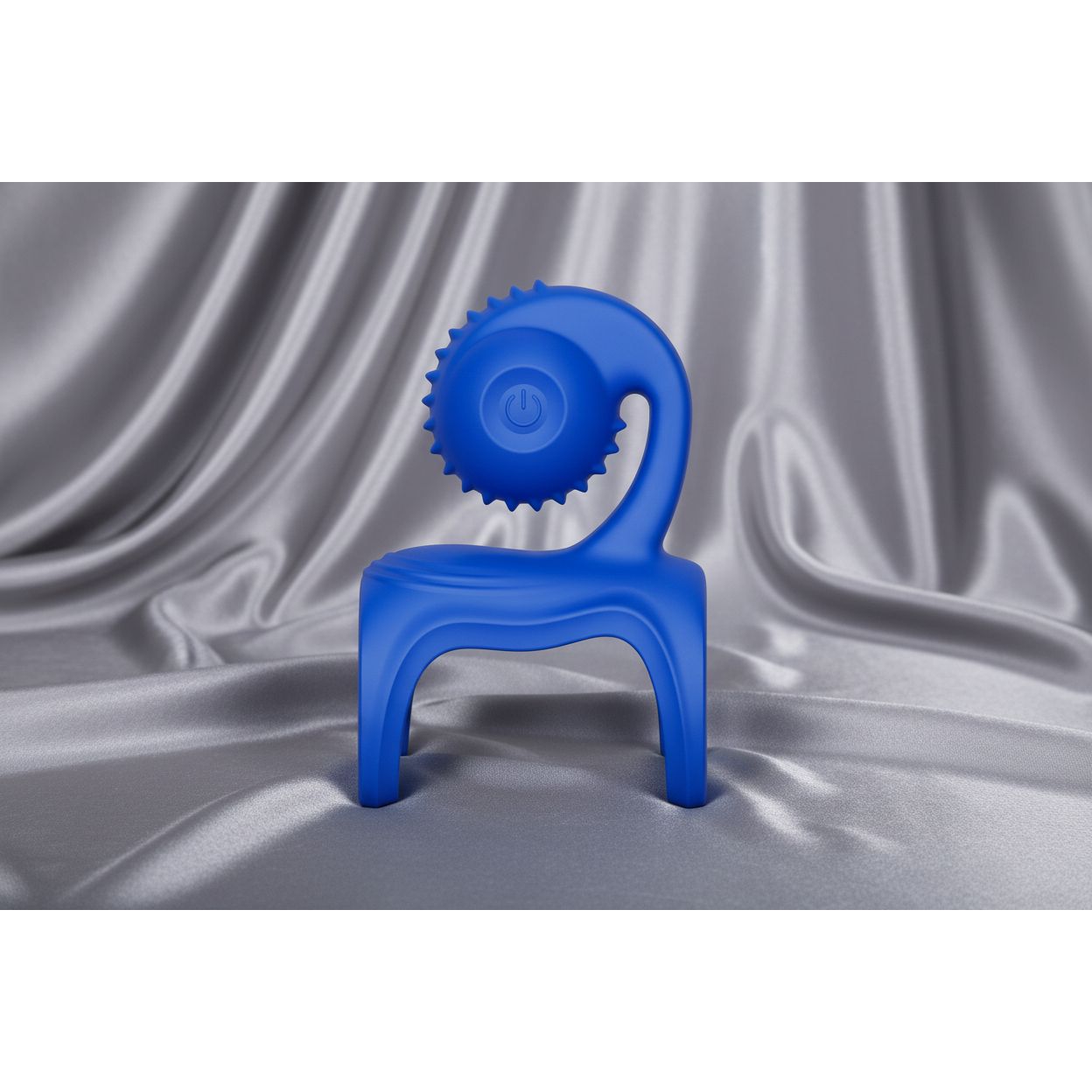 Adam & Eve ROCKIN & ROLLIN SNAIL - Blue USB Rechargeable Vibrating Couples Cage
