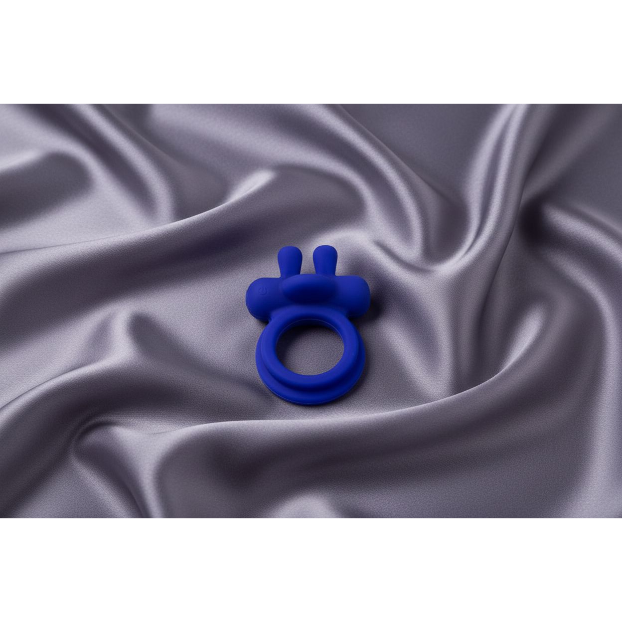 Adam & Eve ROCKIN RABBIT 2.0 - Blue USB Rechargeable Vibrating Cock Ring with Wireless Remote