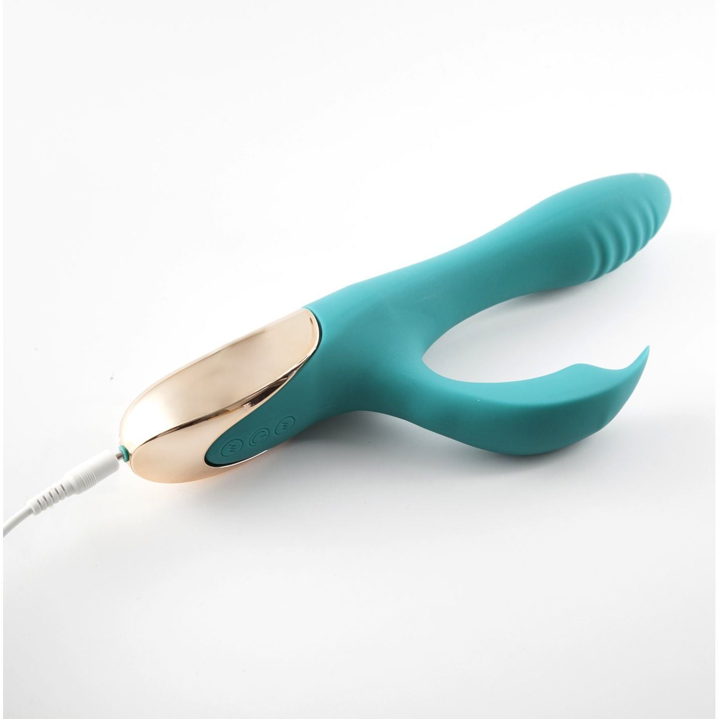 Maia Skyler - Green 21.6 cm USB Rechargeable Bendable Rabbit Vibrator