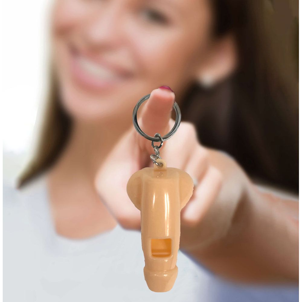 Super Fun Key Chain - Penis Whistle - Novelty Key Chain