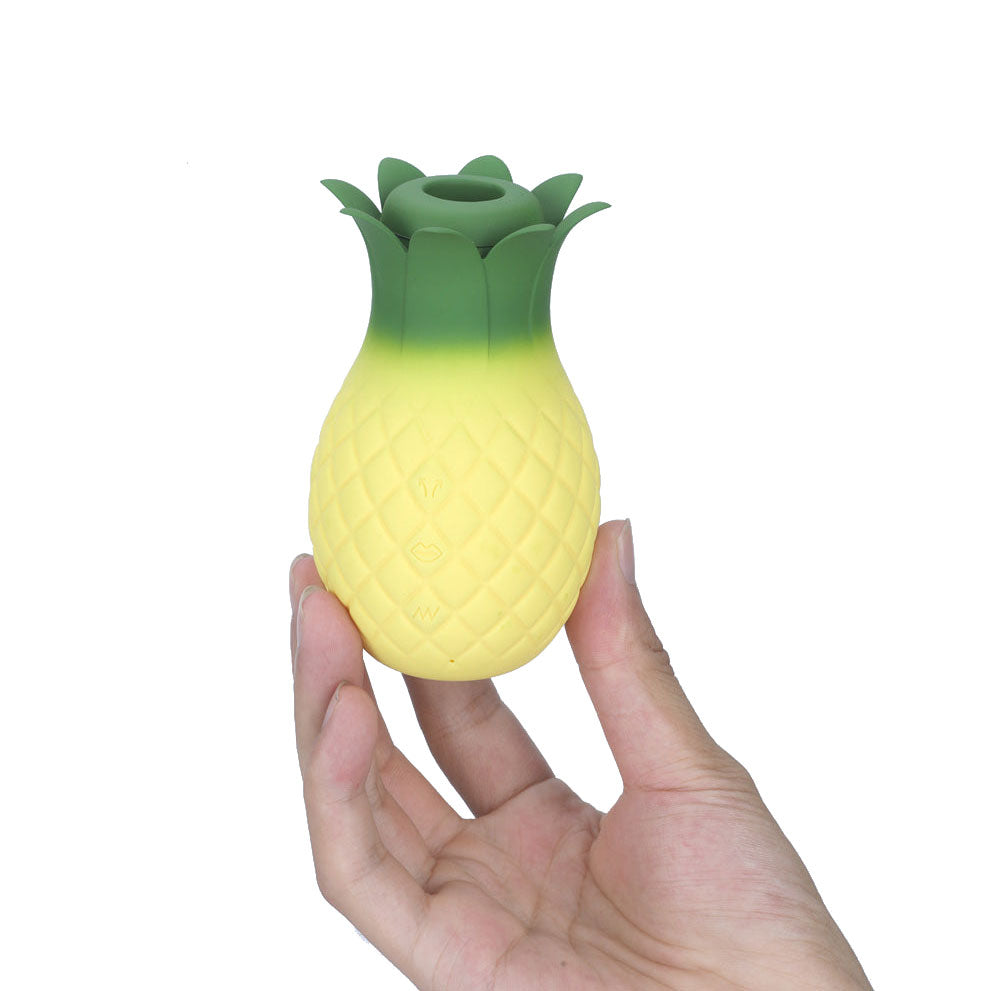 Maia ALOHA - Yellow/Green USB Rechargeable Vibrating & Sucking Stimulator