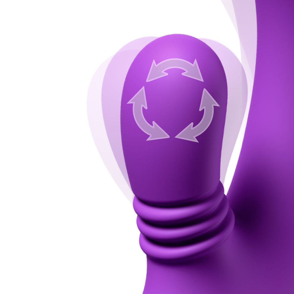 Fantasy For Her intiMotion G-Pro - Purple - Purple 21.2 cm USB Rechargeable Rabbit Vibrator