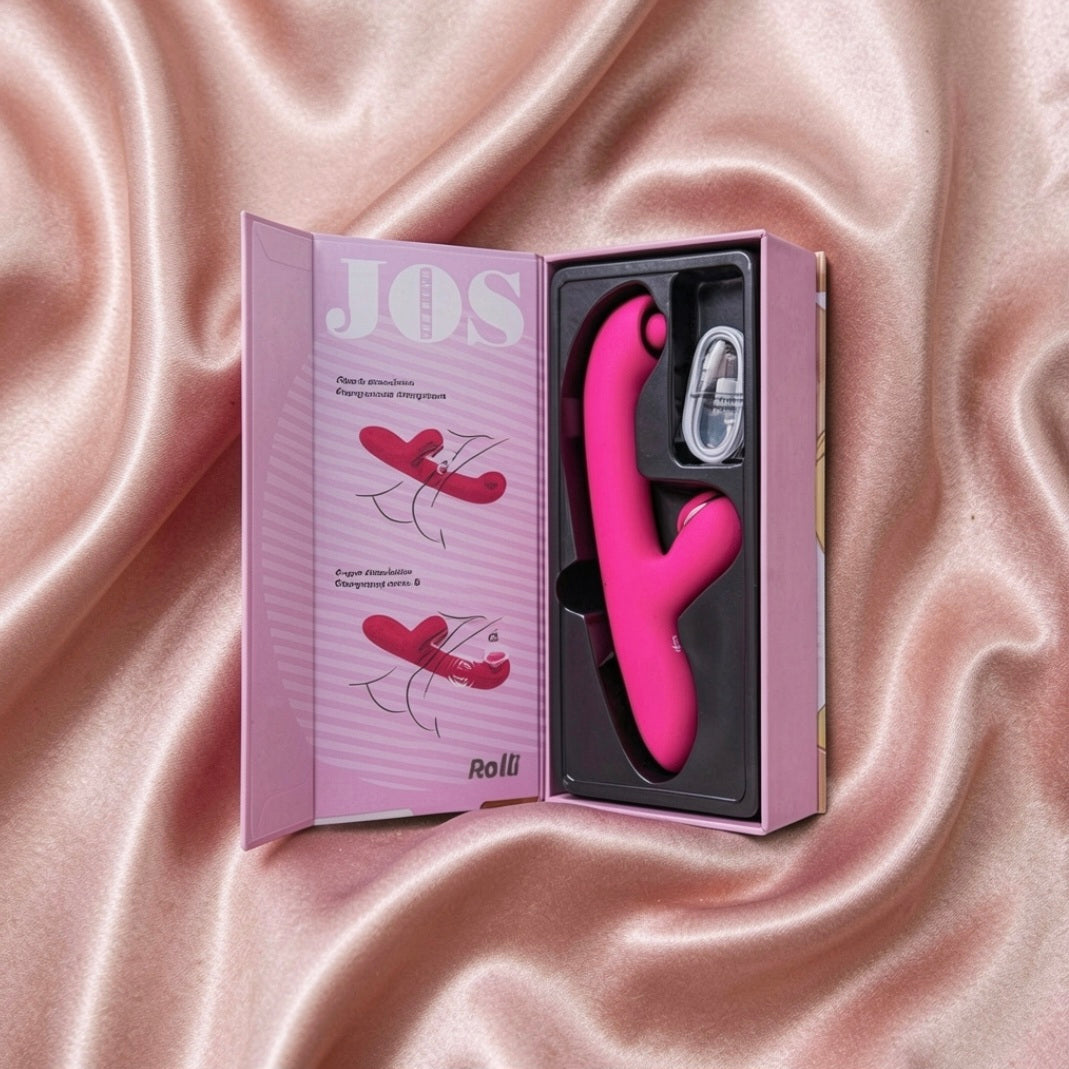 JOS Rolli Stimulating Ball Vibrator with Vaccuum Clitoral Stimulator