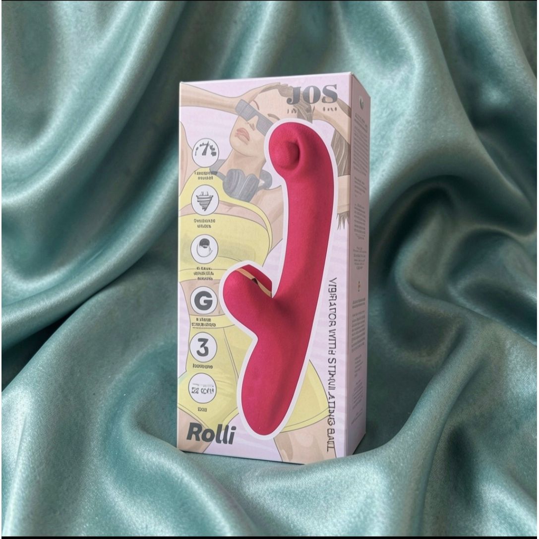 JOS Rolli Stimulating Ball Vibrator with Vaccuum Clitoral Stimulator
