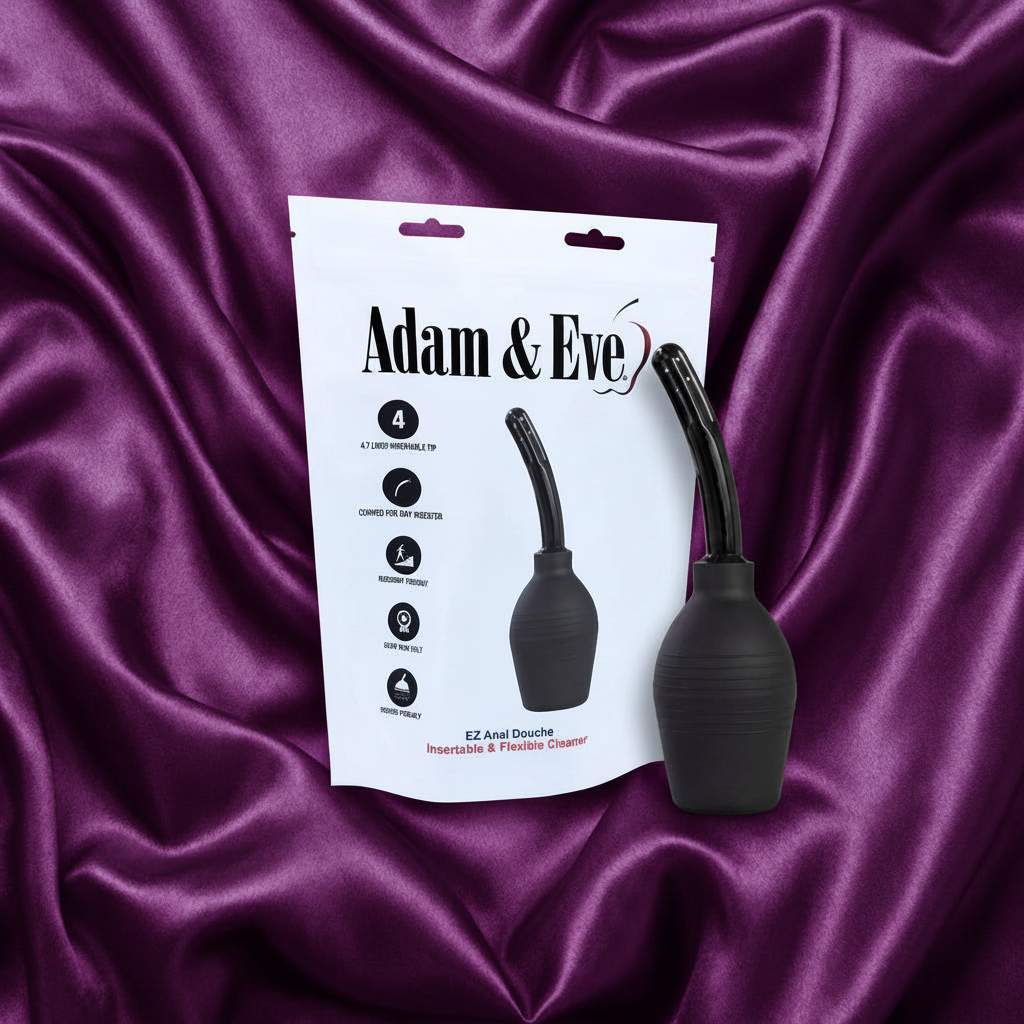 Adam & Eve Ez Anal Douche - Black Douche