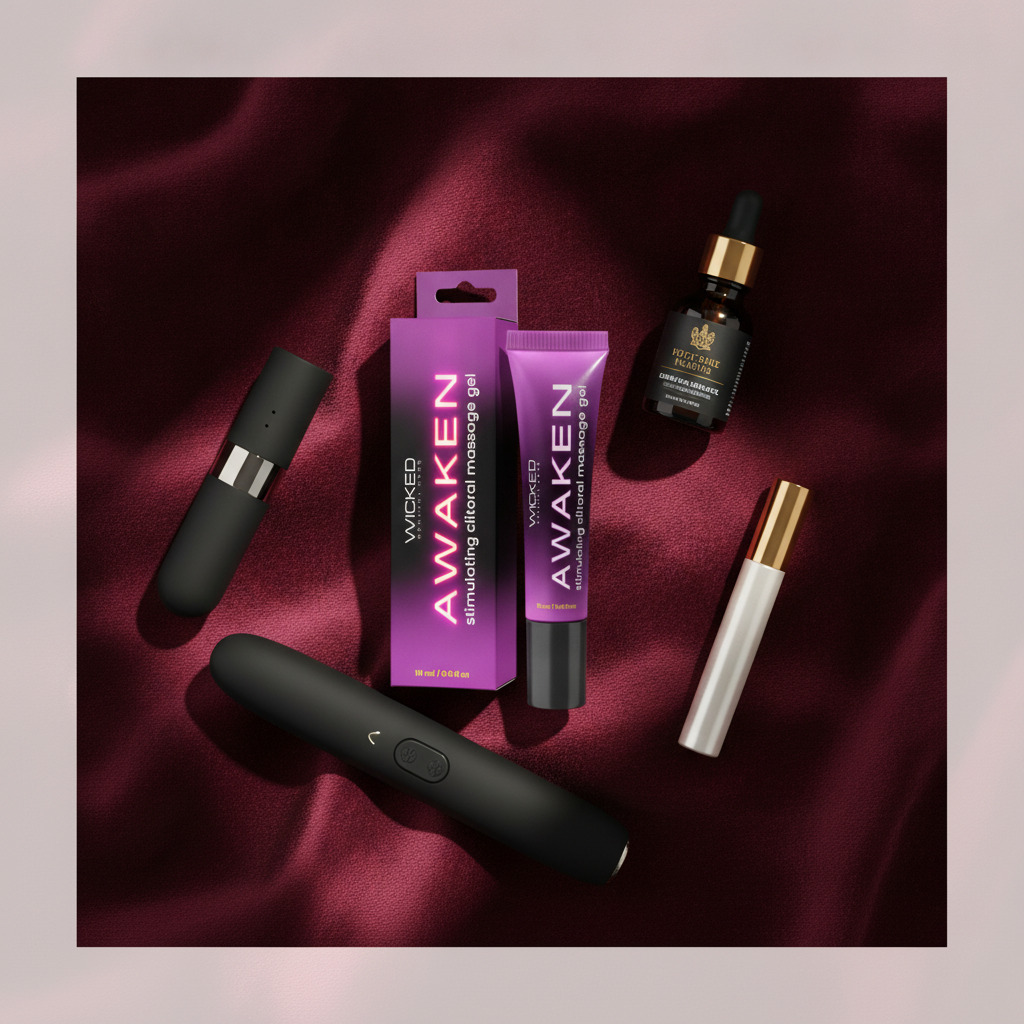 Wicked Awaken - Stimulating Gel for Women - 8.6 ml Tube | Awaken Clitoral Massage Gel for Enhanced Pleasure