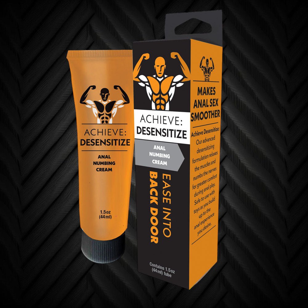 Achieve: Desensitize - Anal Numbing Cream - 44 ml Tube - silkandsin