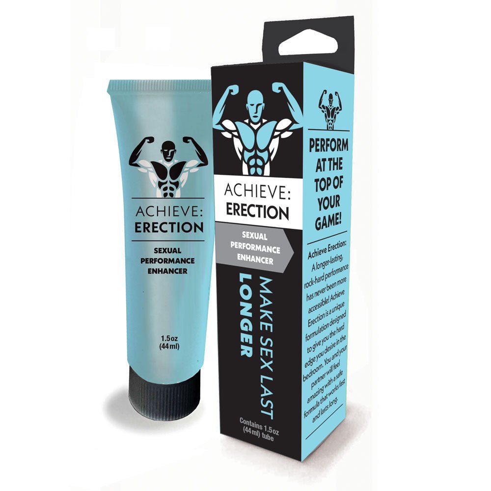 Achieve: Erection - Sexual Performance Enhancer for Men - 44 ml Tube - Silk and Sin