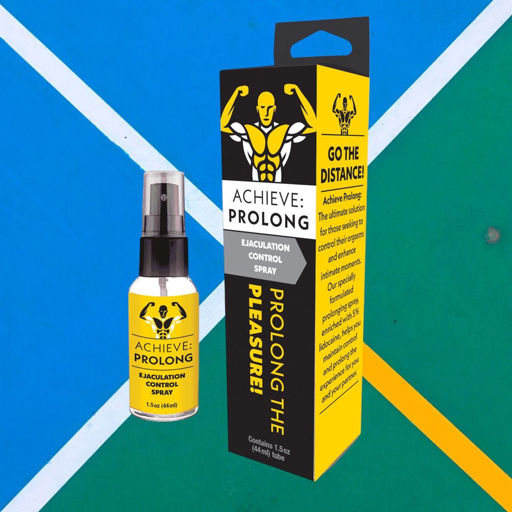 Achieve: Prolong - Ejaculation Control Spray for Men - 29 ml Spray - silkandsin