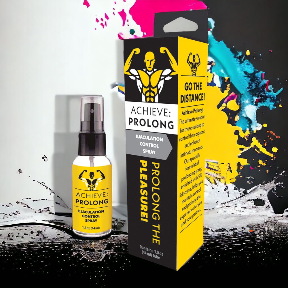 Achieve: Prolong - Ejaculation Control Spray for Men - 29 ml Spray - silkandsin