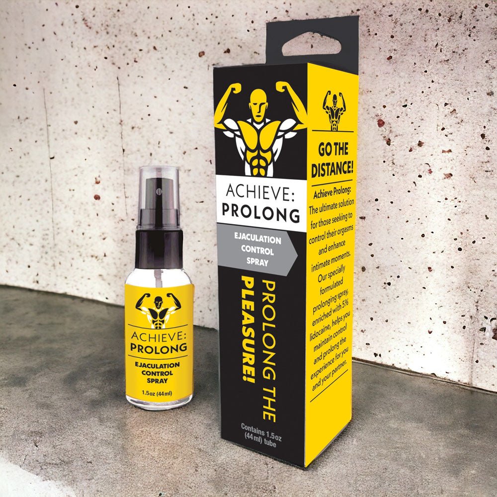 Achieve: Prolong - Ejaculation Control Spray for Men - 29 ml Spray - silkandsin