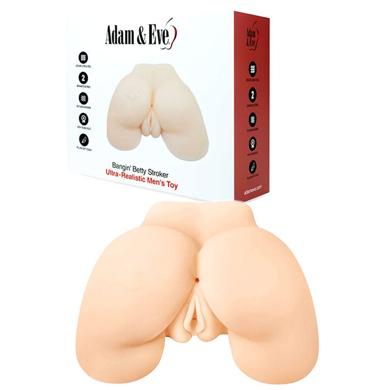Adam & Eve Bangin' Betty - Flesh Doggy-Style Masturbator - Silk and Sin