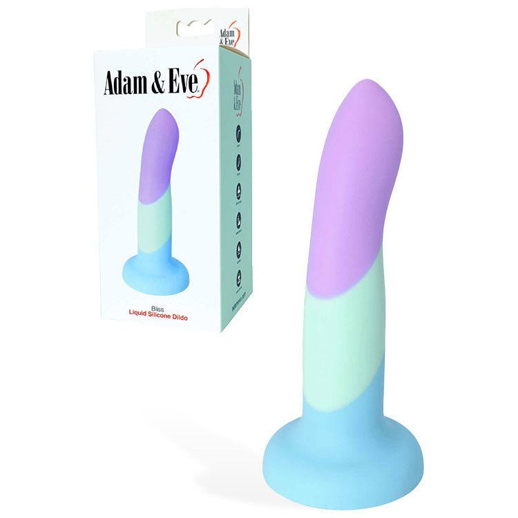 Adam & Eve BLISS - Coloured 16.5 cm Dildo - silkandsin