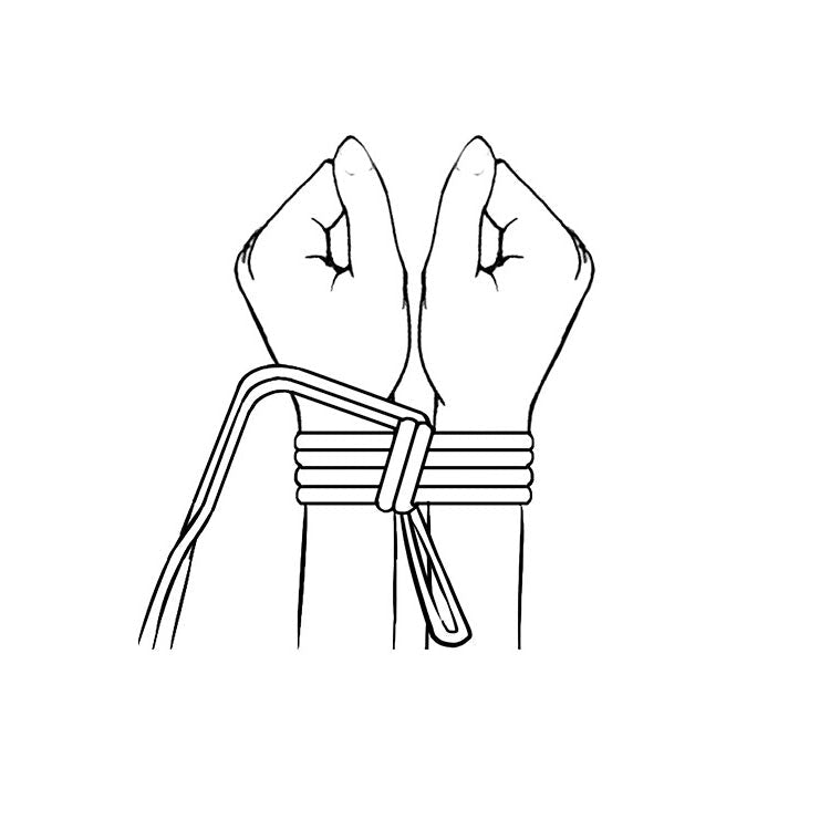 Adam & Eve BONDAGE ROPE - 9 metre (30 feet) - Black Bondage Rope - 9 metre Length - Silk and Sin