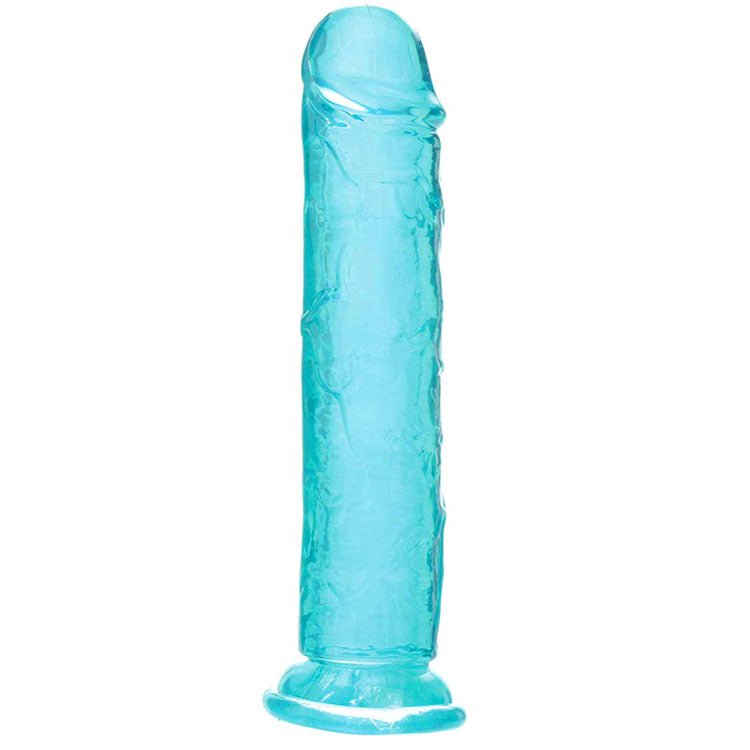 Adam & Eve CRYSTAL GEM Dildo - Emerald - Green 19.8 cm Dildo - Silk and Sin