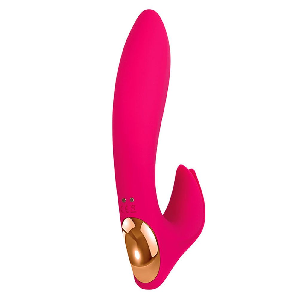 Adam & Eve EVES BLISS VIBRATOR - Pink 17.8 cm USB Rechargeable Rabbit Vibrator - Silk and Sin