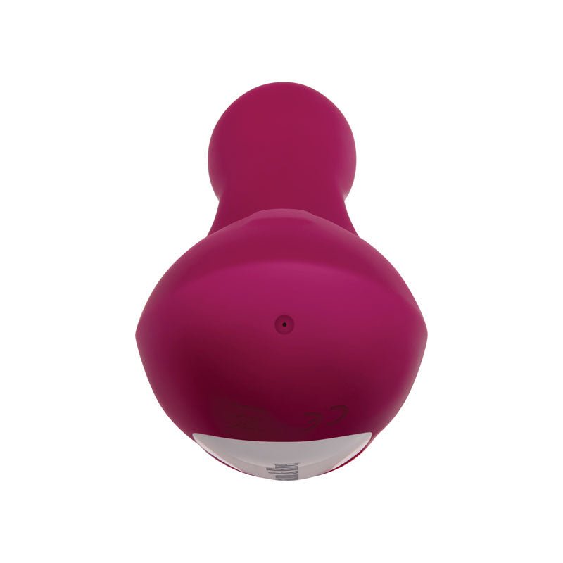 Adam & Eve Eve's Twirling Rabbit Thruster - Purple 24.1 cm USB Rechargeable Thrusting Rabbit Vibrator - Silk and Sin