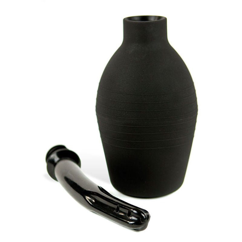 Adam & Eve Ez Anal Douche - Black Douche - Silk and Sin