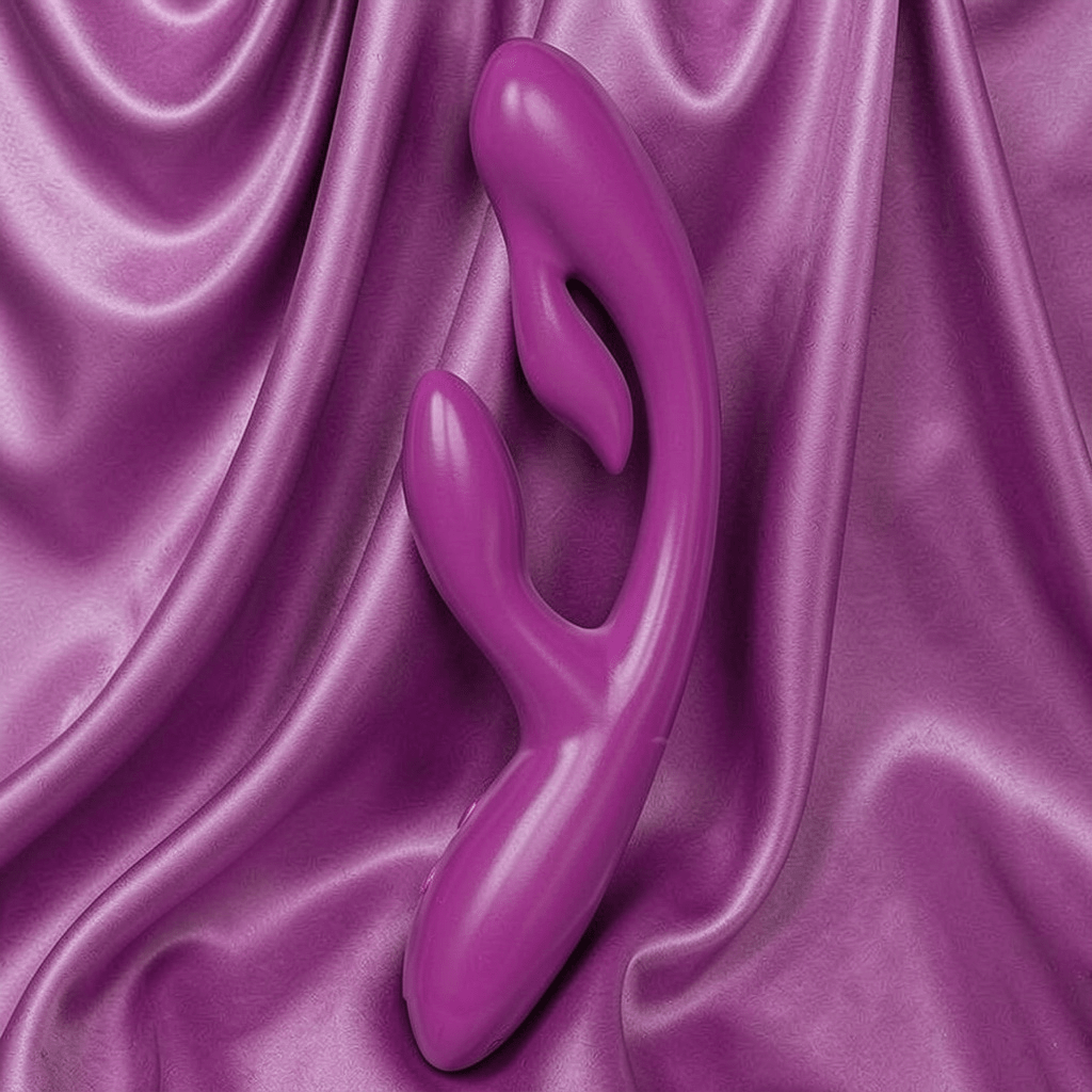 Adam & Eve G-VIBE + - Purple 23 cm USB Rechargeable Triple Stimulating Vibrator - Silk and Sin