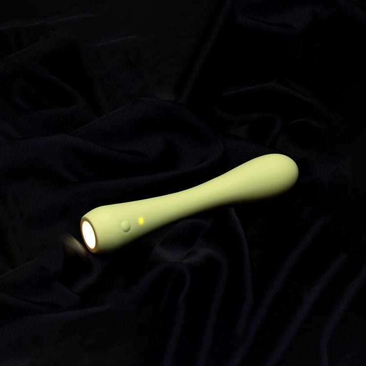 Adam & Eve GROOVY GLOW - UPS Bendie - Yellow 18.4 cm USB Rechargeable G - Spot Vibrator - silkandsin