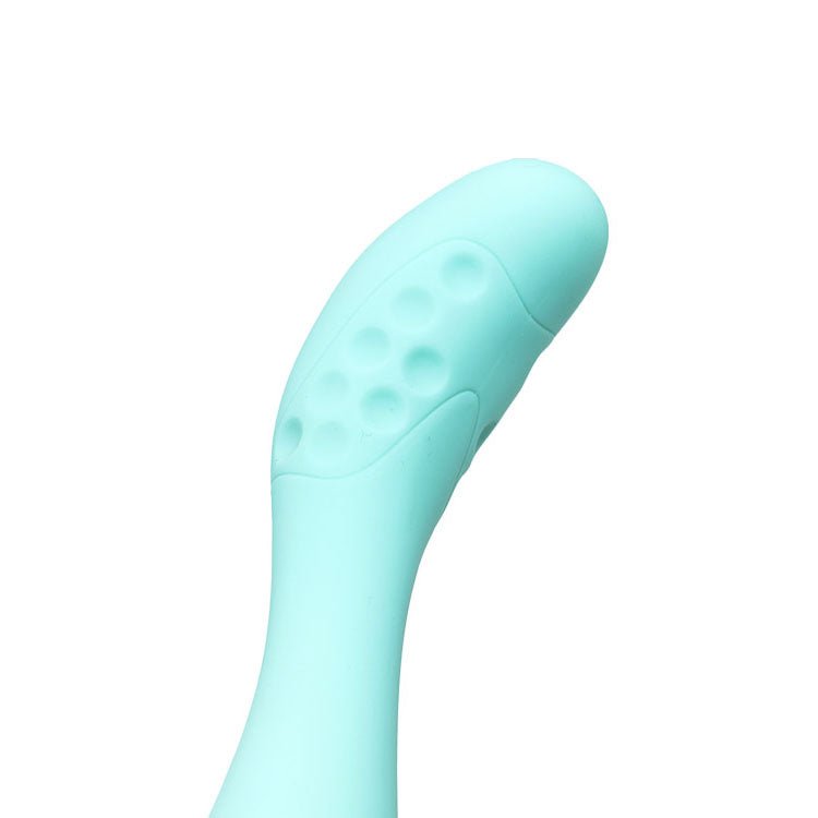 Adam & Eve GROOVY GLOW - UPS Flexie - Blue 19 cm USB Rechargeable G - Spot Vibrator - silkandsin