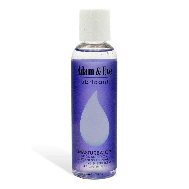 Adam & Eve MASTURBATOR LUBE - 118 ml - Water Based Lubricant - 118 ml (4 oz) Bottle - silkandsin