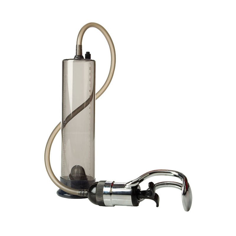 Adam & Eve MAX RESULTS Pump - Clear Penis Pump - silkandsin