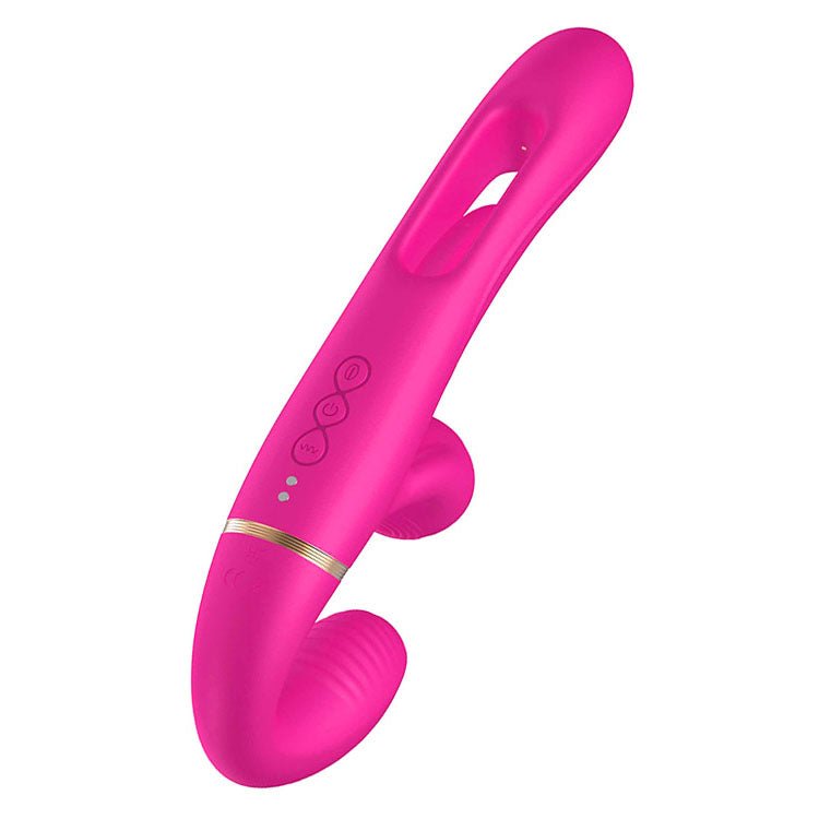Adam & Eve ORGAZ-OHH-MATIC - Pink 23.5 cm USB Rechargeable Strapless Strap-On with Remote - Silk and Sin