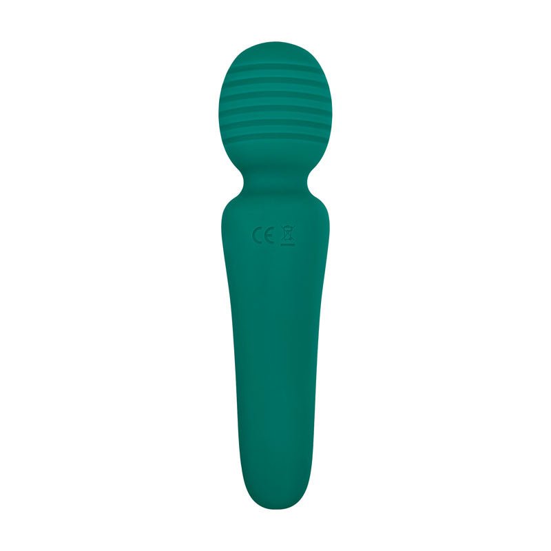 Adam & Eve Petite Private Pleasure Wand - Green 14.8 cm USB Rechargeable Massager Wand - Silk and Sin