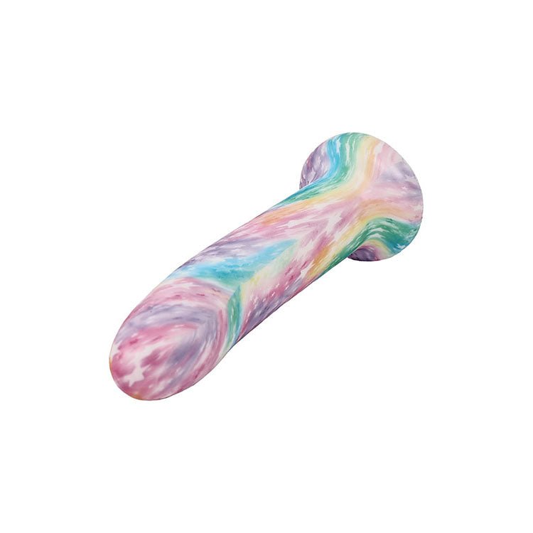 Adam & Eve RAINBOW GALAXY G - Coloured 14 cm Dildo - silkandsin