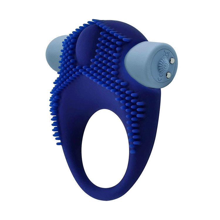 Adam & Eve ROCKIN RUMBLER ENHANCERS - Silicone Cock Rings with Rechargeable Vibrating Bullet - Set of 3 - silkandsin