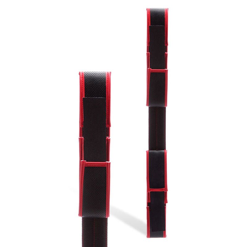 Adam & Eve Scarlet Couture Spreader Bar - Black/Red Restraint - silkandsin