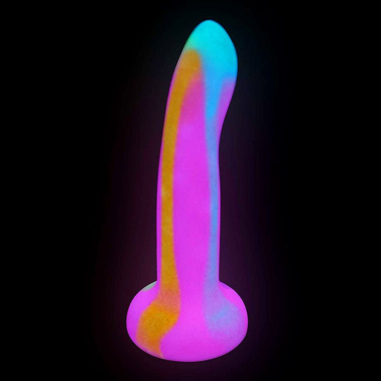 Adam & Eve WHIMSY - Glow In Dark 16.5 cm Dildo - silkandsin