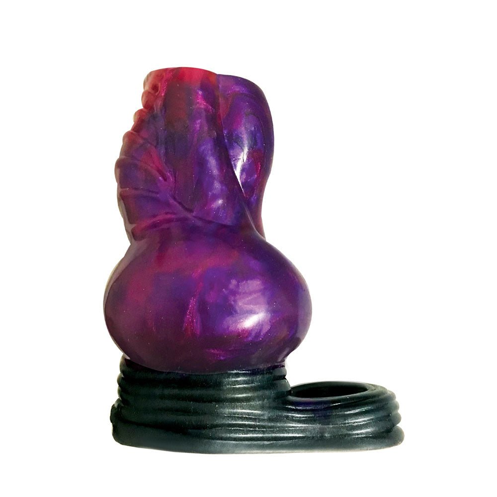 Alien Nation - Borg - Purple/Black 11.5 cm Penis Sheath - Silk and Sin