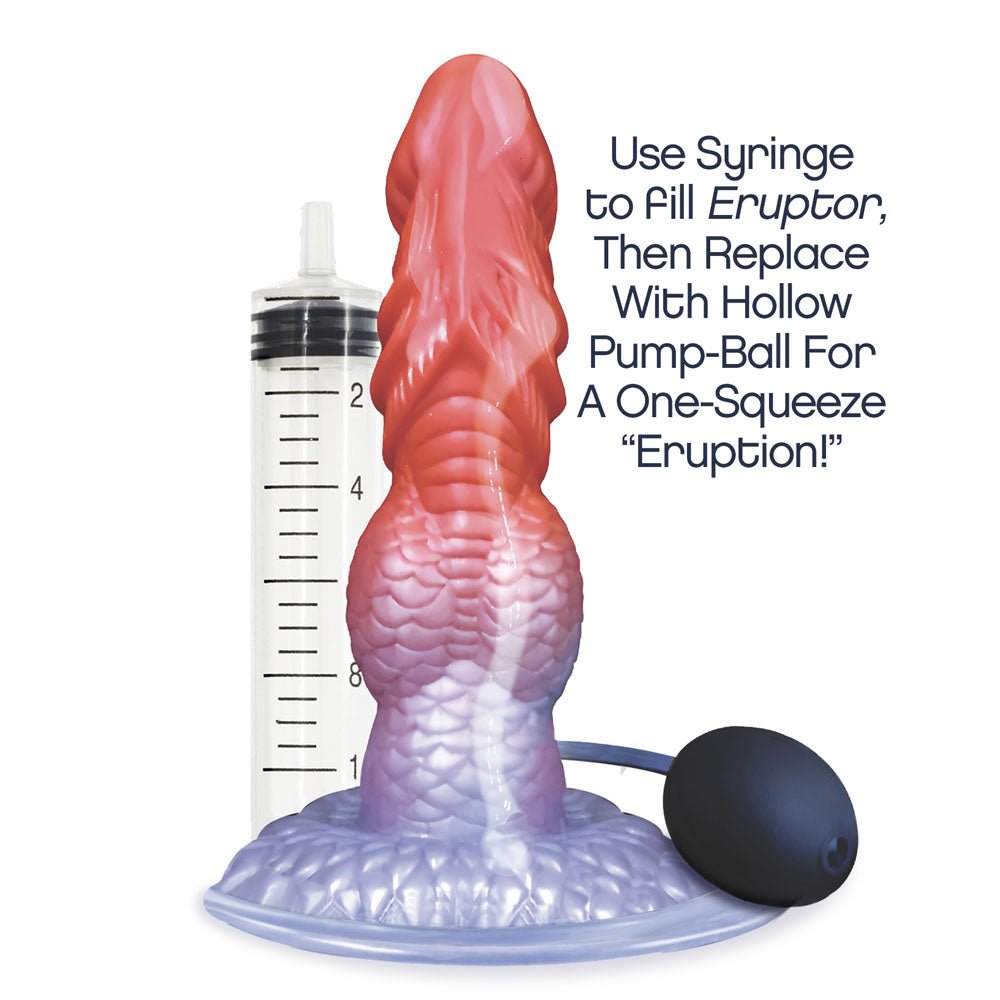 Alien Nation - Eruptor - Coloured 22.9 cm Squirting Fantasy Dildo - silkandsin