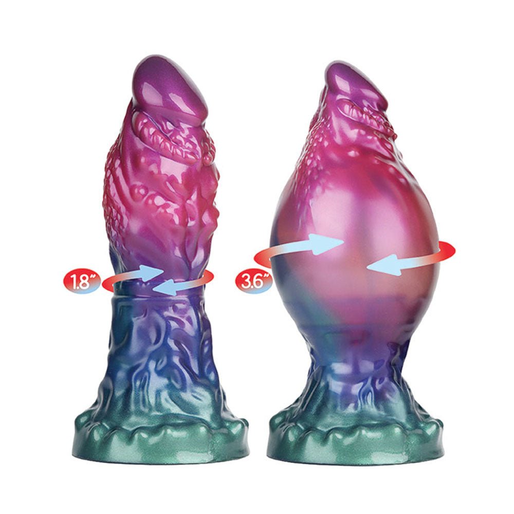 Alien Nation - Expandor - Coloured Inflatable Fantasy Dildo - silkandsin