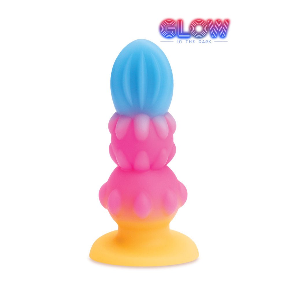 Alien Nation - Sprite - Glow in Dark Coloured 14 cm Fantasy Anal Plug - Silk and Sin