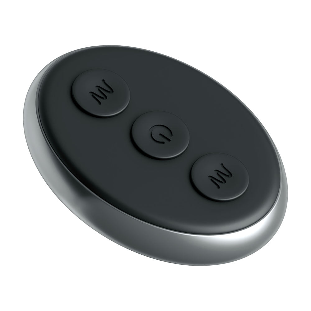 Anal Fantasy Elite Ass-Gasm intiMotion - Black USB Rechargeable Quad Motor Prostate Massager with Remote - Silk and Sin